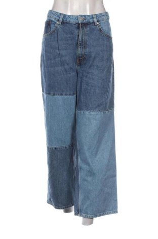 Damskie jeansy Monki, Rozmiar XL, Kolor Niebieski, Cena 96,45 zł, #136651226