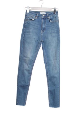 Damskie jeansy NA-KD, Rozmiar XS, Kolor Niebieski, Cena 112,53 zł, #136601381