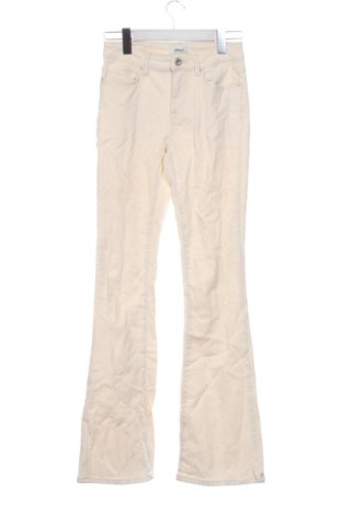 Damskie jeansy ONLY, Rozmiar XS, Kolor ecru, Cena 91,99 zł