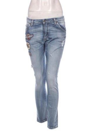 Damskie jeansy Please, Rozmiar L, Kolor Niebieski, Cena 203,62 zł, #136604461
