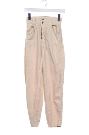 Damskie jeansy Pull&Bear, Rozmiar XS, Kolor Beżowy, Cena 80,38 zł, #136662874