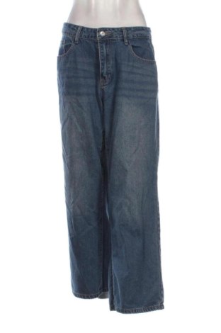 Blugi de femei SHEIN, Mărime M, Culoare Albastru, Preț 78,20 Lei, #136586344