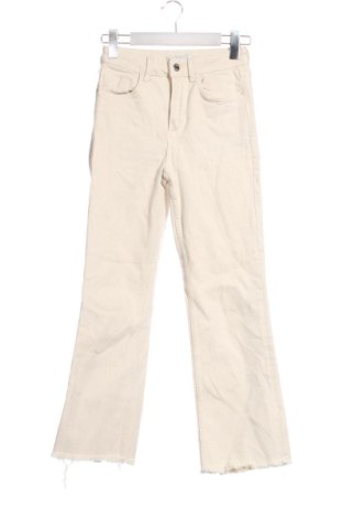 Дамски дънки Zara, Размер XS, Цвят Екрю, Цена 20,96 €, #136563763