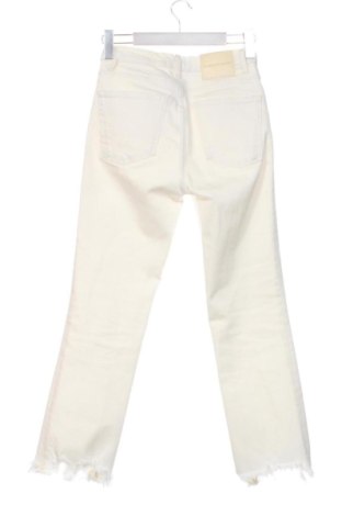 Blugi de femei Zara, Mărime S, Culoare Alb, Preț 72,99 Lei
