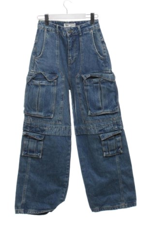 Blugi de femei Zara, Mărime XXS, Culoare Albastru, Preț 72,99 Lei
