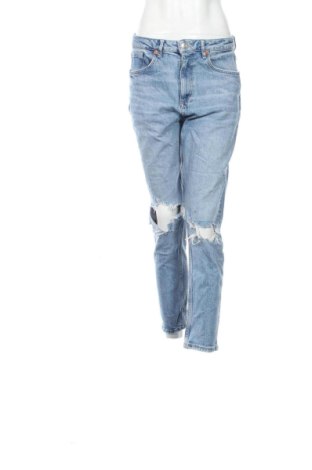 Blugi de femei Zara, Mărime M, Culoare Albastru, Preț 85,99 Lei