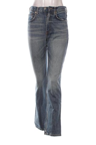 Damskie jeansy Zara, Rozmiar S, Kolor Niebieski, Cena 74,01 zł