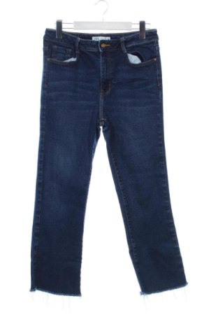 Blugi de femei Zara, Mărime L, Culoare Albastru, Preț 100,99 Lei, #136631752