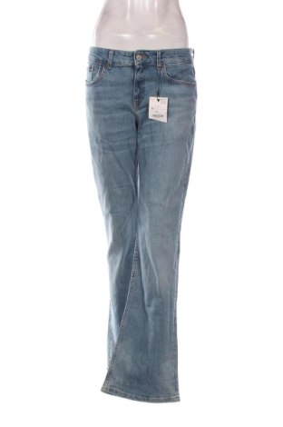 Damskie jeansy Zara, Rozmiar L, Kolor Niebieski, Cena 160,11 zł, #136641033