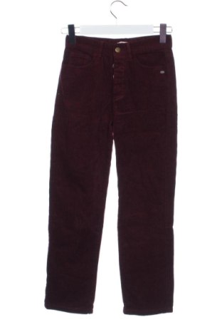 Damskie sztruksy Pull&Bear, Rozmiar XS, Kolor Czerwony, Cena 79,15 zł