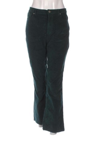 Pantaloni de velvet de femei Springfield, Mărime L, Culoare Verde, Preț 88,62 Lei, #136622878