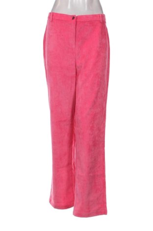 Pantaloni de velvet de femei VILA, Mărime M, Culoare Roz, Preț 71,94 Lei
