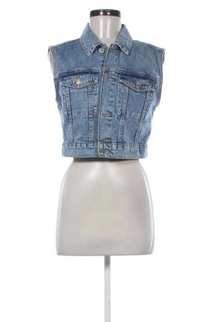 Дамски елек Bershka, Размер S, Цвят Син, Цена 30,00 €, #136630503