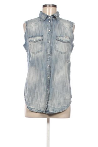 Cămașă de femei Unbranded, Mărime S, Culoare Albastru, Preț 67,77 Lei, #136643467