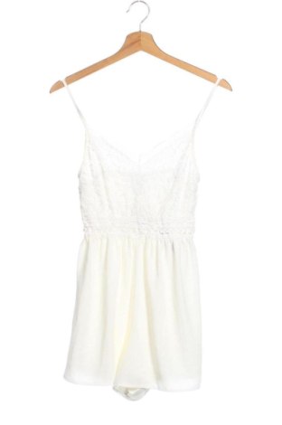 Salopetă scurtă de damă Amisu, Mărime XS, Culoare Alb, Preț 123,99 Lei