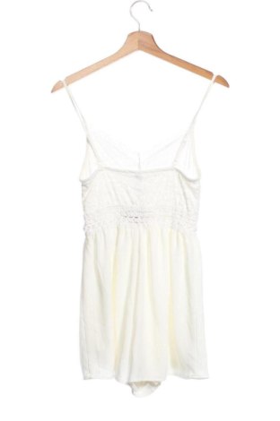 Salopetă scurtă de damă Amisu, Mărime XS, Culoare Alb, Preț 123,99 Lei