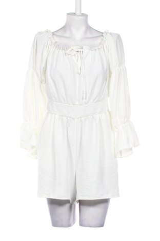 Kurzer Damenoverall Amisu, Größe L, Farbe Weiß, Preis 25,99 €