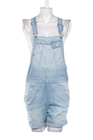Salopetă scurtă de damă H&M, Mărime M, Culoare Albastru, Preț 104,26 Lei