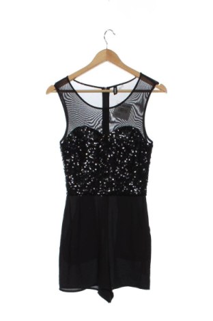Salopetă scurtă de damă H&M Divided, Mărime XXS, Culoare Negru, Preț 104,00 Lei, #136658308