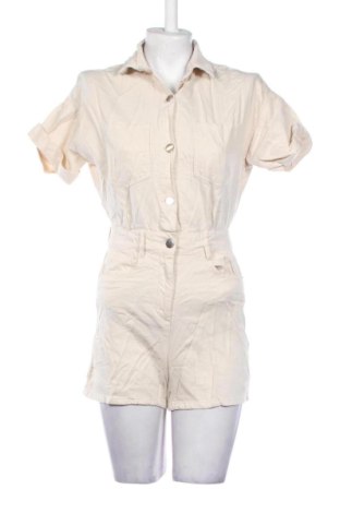 Kurzer Damenoverall Zara, Größe XS, Farbe Ecru, Preis € 22,99