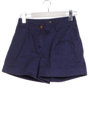 Дамски къс панталон H&M, Размер XS, Цвят Син, Цена 10,22 €