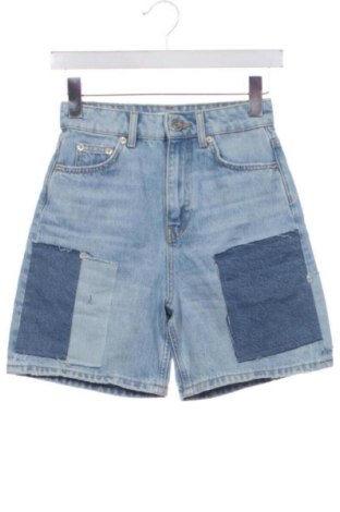 Damskie szorty Pull&Bear, Rozmiar XXS, Kolor Niebieski, Cena 53,58 zł