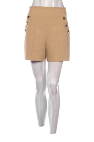 Pantaloni scurți de femei Zara, Mărime S, Culoare Bej, Preț 52,13 Lei, #136641283