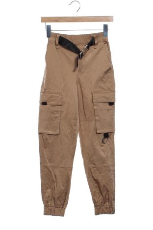 Damskie spodnie Bershka, Rozmiar XS, Kolor Brązowy, Cena 78,99 zł