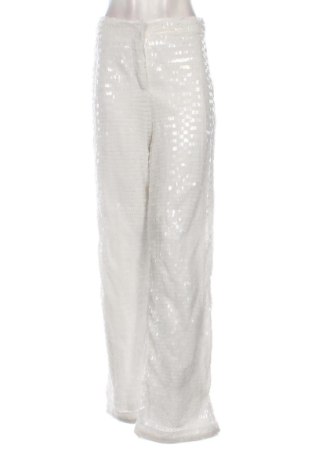 Pantaloni de femei Boohoo, Mărime S, Culoare Alb, Preț 78,20 Lei
