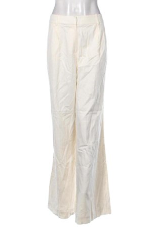 Pantaloni de femei Calvin Klein, Mărime XL, Culoare Ecru, Preț 739,42 Lei