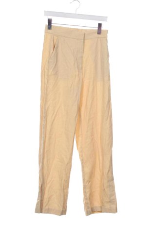 Pantaloni de femei H&M, Mărime XS, Culoare Galben, Preț 77,31 Lei