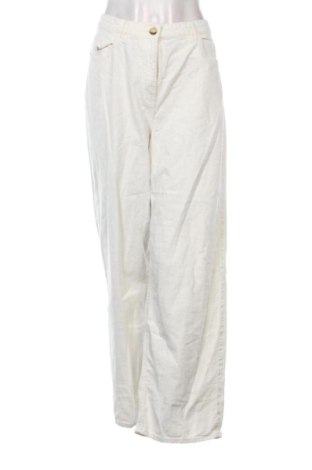 Pantaloni de femei H&M, Mărime M, Culoare Ecru, Preț 78,20 Lei, #136650073