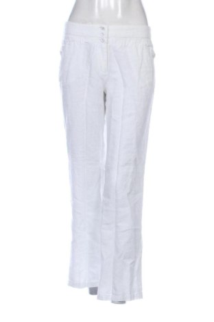 Pantaloni de femei Monsoon, Mărime M, Culoare Alb, Preț 109,27 Lei, #136625641
