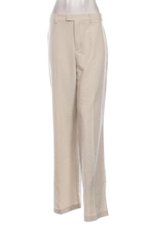 Pantaloni de femei Stradivarius, Mărime L, Culoare Ecru, Preț 91,99 Lei