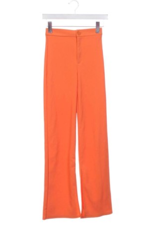 Pantaloni de femei Stradivarius, Mărime XXS, Culoare Portocaliu, Preț 78,20 Lei