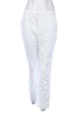 Pantaloni de femei Stradivarius, Mărime L, Culoare Alb, Preț 151,99 Lei