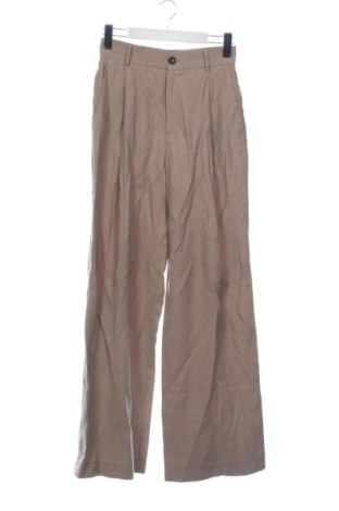 Damskie spodnie Zara, Rozmiar XS, Kolor Beżowy, Cena 75,02 zł