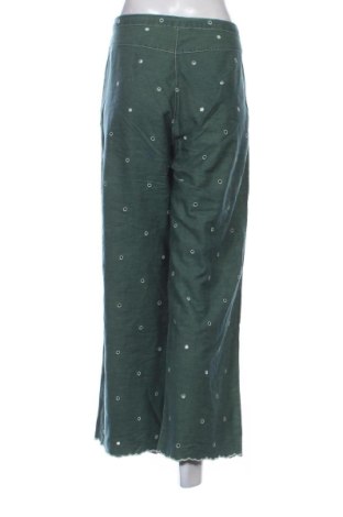 Дамски панталон Zara, Размер L, Цвят Зелен, Цена 13,80 €
