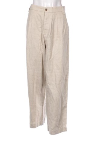 Дамски панталон Zara, Размер L, Цвят Бежов, Цена 14,00 €, #136643914