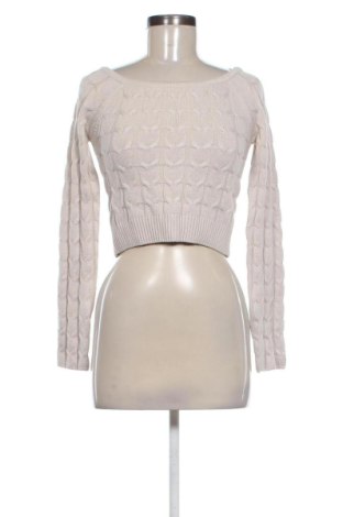 Damski sweter Bershka, Rozmiar L, Kolor ecru, Cena 123,99 zł