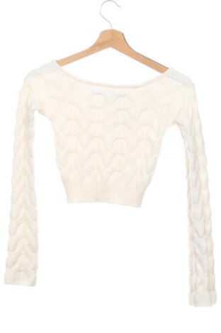 Damski sweter Bershka, Rozmiar XS, Kolor Biały, Cena 80,38 zł