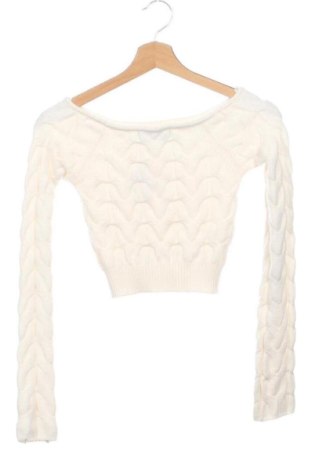 Damski sweter Bershka, Rozmiar XS, Kolor Biały, Cena 80,38 zł