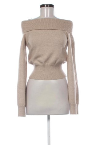 Pulover de femei Bershka, Mărime M, Culoare Bej, Preț 78,20 Lei, #136634112