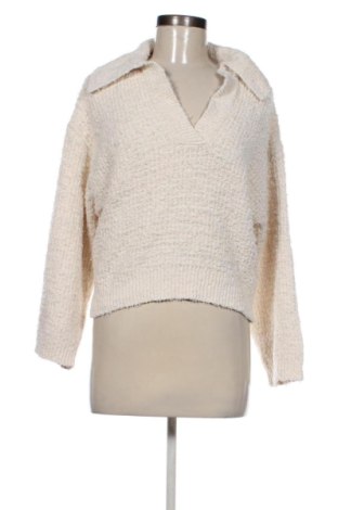 Pulover de femei Massimo Dutti, Mărime S, Culoare Ecru, Preț 165,39 Lei, #136667111