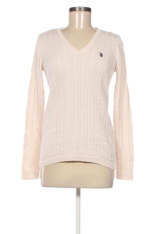 Damenpullover U.S. Polo Assn., Größe M, Farbe Beige, Preis 31,65 €, #136647397