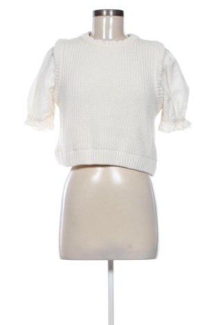 Damski sweter Zara, Rozmiar L, Kolor ecru, Cena 75,02 zł