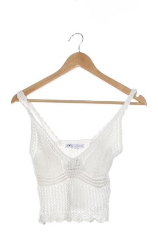Γυναικείο πουλόβερ Zara, Μέγεθος XXS, Χρώμα Λευκό, Τιμή 15,00 €