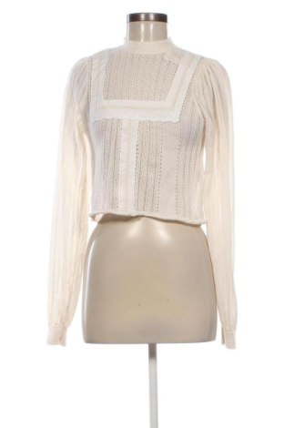 Damski sweter Zara, Rozmiar S, Kolor ecru, Cena 74,01 zł