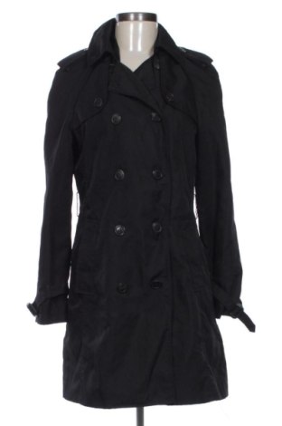 Trench de femei Zara, Mărime L, Culoare Negru, Preț 145,97 Lei