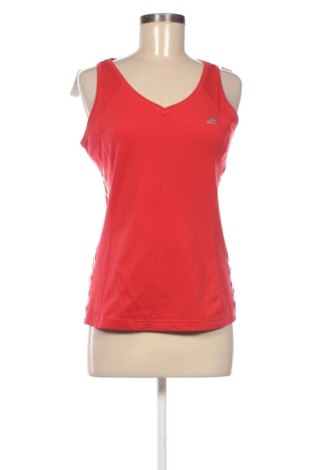 Дамски спортен топ Adidas, Размер L, Цвят Червен, Цена 17,00 €